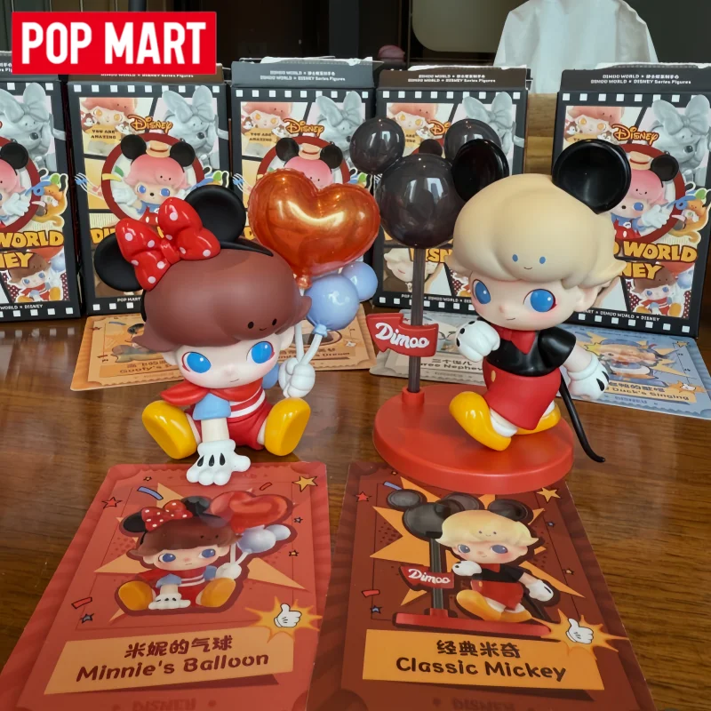 

Hot POP MART Original Dimoo World X Disney Series Blind Box Toys Sweet Cute Mystery Box Mdel Doll Cartoon DecorTrendy Toy Gift