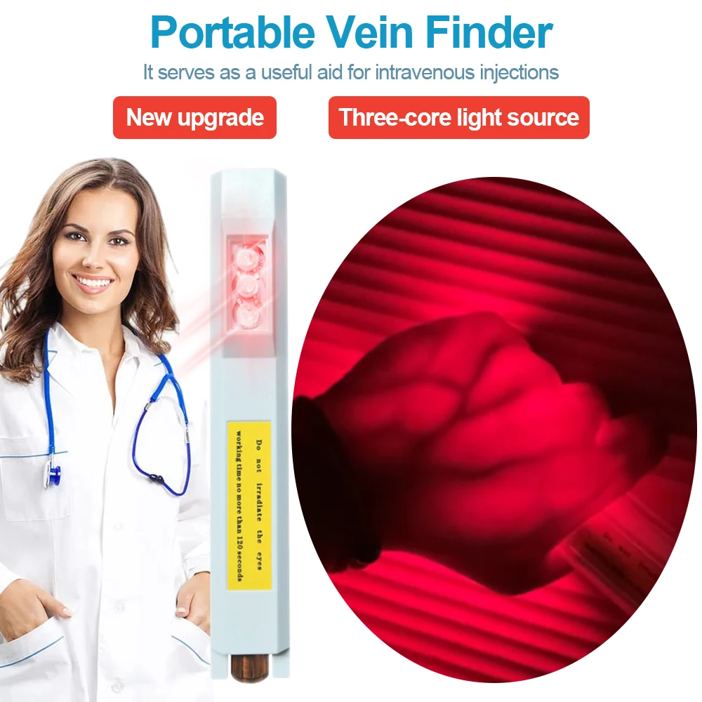 

Сканер для просмотра вен 2025 года, портативный ручной инфракрасный сканер вен для здоровья, венепунктурных медсестер, медицинское оборудование