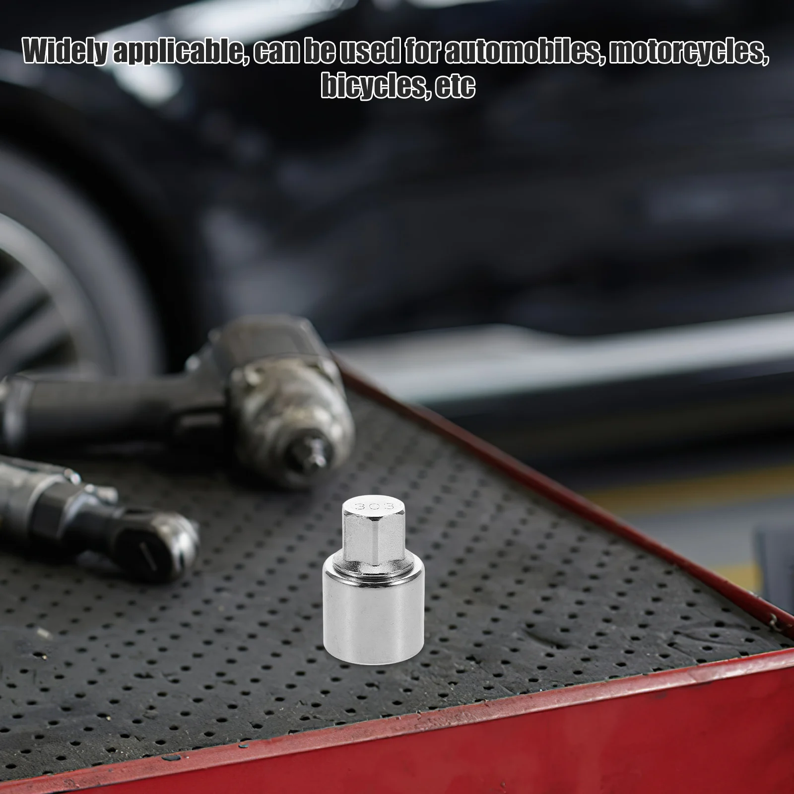 

Anti-Theft Screws Removal Install Socket Sleeve Car Wheel Hub Lock Nut Socket Modified Tire Bolt Remover Enhanced Security