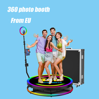 High Quality Portable 360 Panoramic Surround Selfie Photo Booth Software APP 360 Photo Booth Machine for Party Birthday Events
