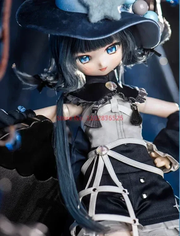 

Новая Мобильная шарнирная кукла Tinyfox Witch Konid The Withch From Deep Sea Mjd Bjd4 Points 2d, коллекционная мультяшная модель, игрушка в подарок