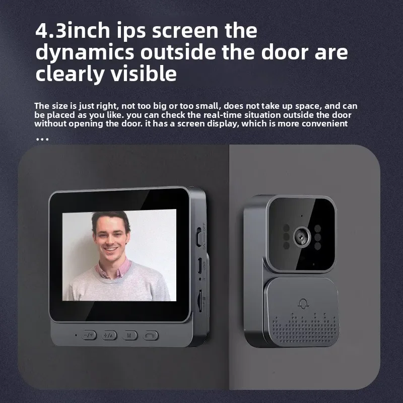 Bestseller Smart Doorbell, Graffiti Wireless WIFI Remote Home Doorbell Set 3.7W USB DC5V Door Hardware