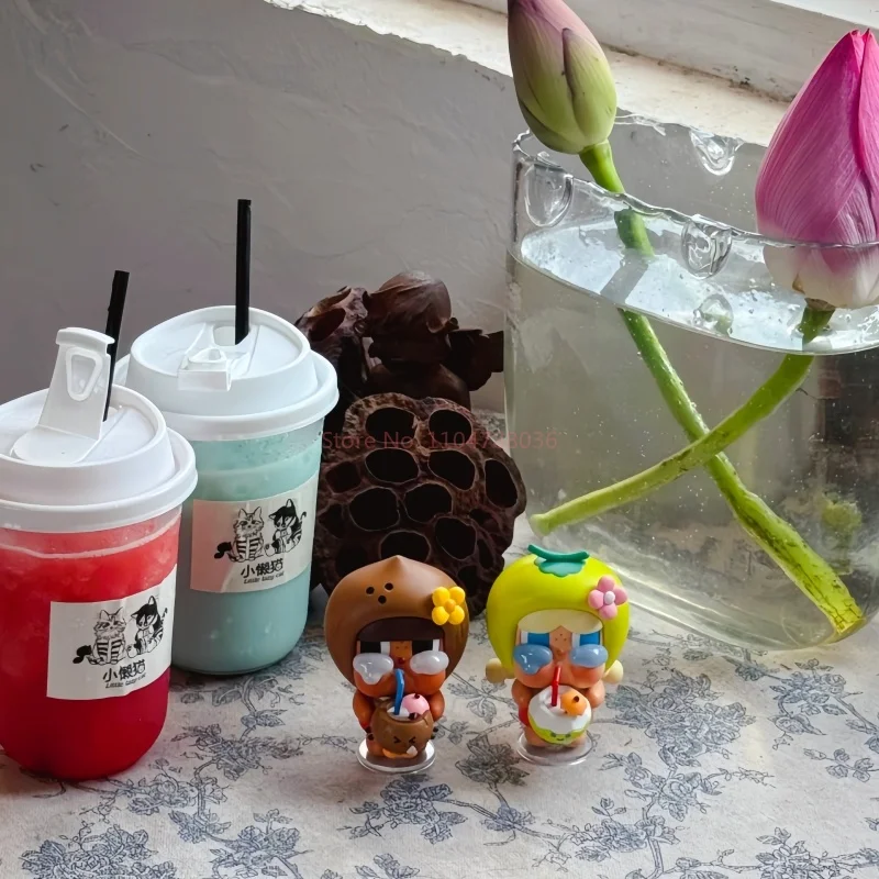Hot Selling Genuine Stock Popmart Crybaby Coconut King Coconut Green Series Handmade Hanging Card Blind Box Trendy Pendant Gifts view 5