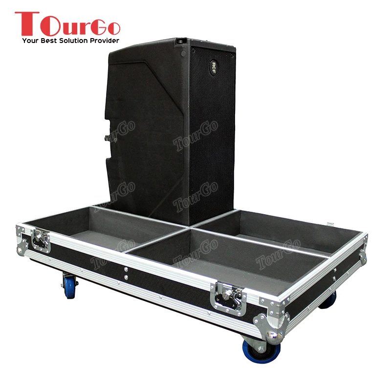 Tourgo Heavy Duty 2 Lid Shock ATA Amplifier Rack Travel Case Suitable for Dual VRX-932LAP Speaker