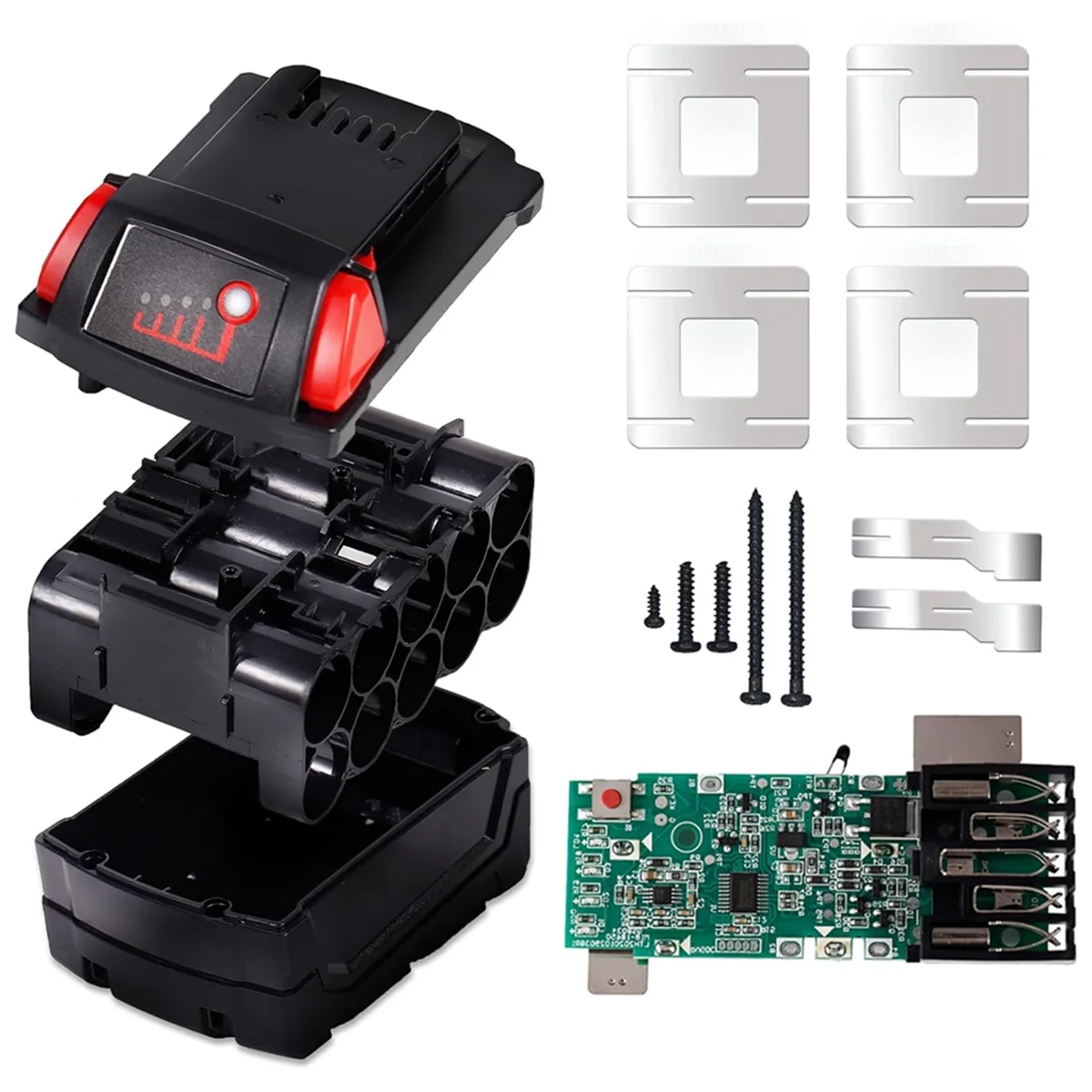 18 В 10-элементный 3,0 Ач 4,0 Ач 5,0 Ач 18650 Замена корпуса аккумулятора Сломанный пластиковый корпус Замена ремонтного комплекта Часть ГОРЯЧАЯ