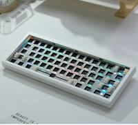 ZUOYA Gmk61 Bluetooth Mechanical Keyboard Kit Hot-swappable 3-mod 2.4G Wireless Gasket Structure RGB Keyboard