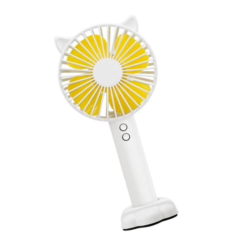 Quạt Mini Dễ Thương Quạt Du Lịch Nhỏ Thiết Bị Làm Mát Có Thể Sạc Lại Quạt Điện Nhẹ Thích Hợp Cho Dropshipping Trong Nhà Và Ngoài