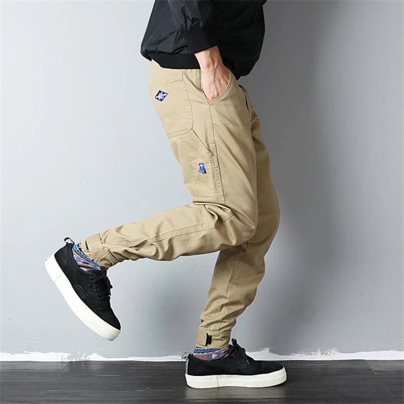 

2021 Japanese Trendy Brand Same Style Trousers Multi-pocket Overalls Trousers Loose Feet Trousers Men's Casual Pants