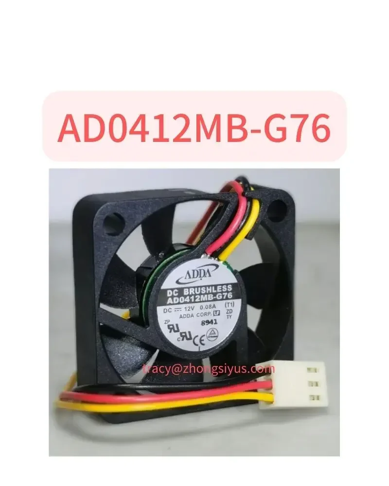 AD0412MB-G76 Brand New 4010/12V 3-Wire Speed Measurement CPU Silent Fan Ball Cooling Fan
