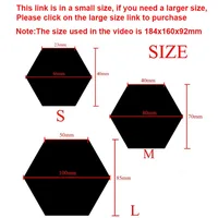 6/12pc Hexagon Mirror Wall Stickers 3D DIY Acrylic Mirror Sticker Self Adhesive Decals Removable Living Room Bathroom Home Decor 6