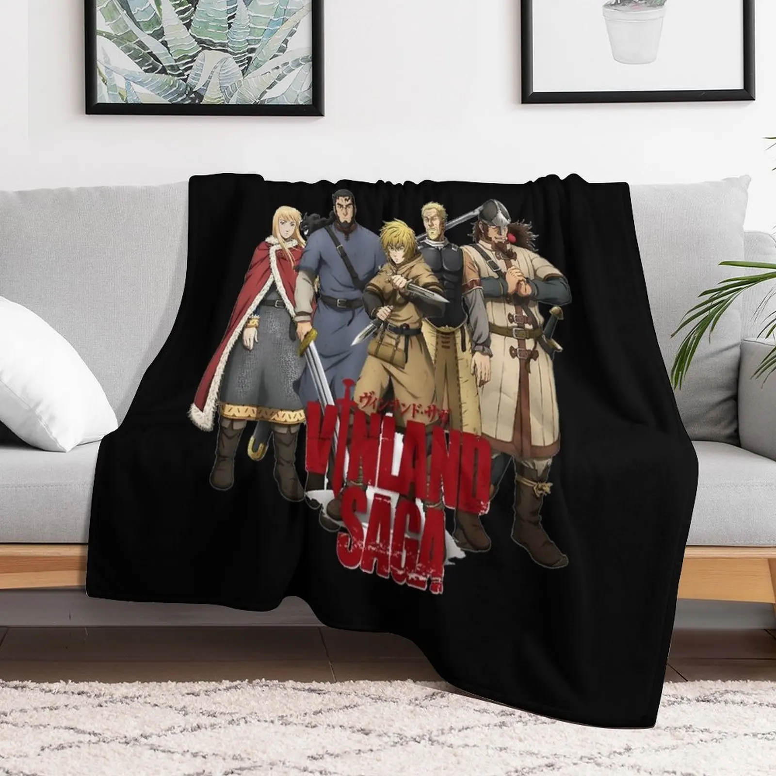

Vinland Saga - thorfinn Throw Blanket Beach Heavy anime Luxury St Blankets