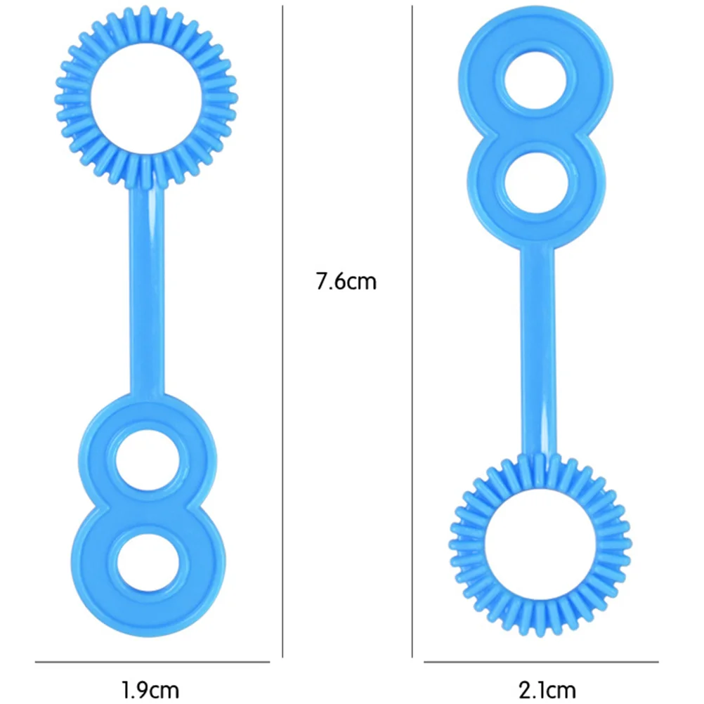 인체공학적 플라스틱 비누 거품 농축 스틱 장난감, 버블 블로잉 도구, 어린이 장난감 메이커, 다공성 지팡이, 90 개