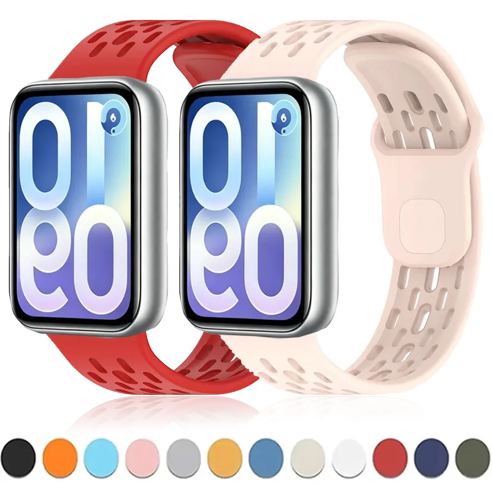 Silikonarmband für Xiaomi Mi Band 10 Pro/9 Pro/8 Pro Sport Correa Uhrenarmband Zubehör für Redmi Watch 6-5-4 Smartwatch-Gürtel