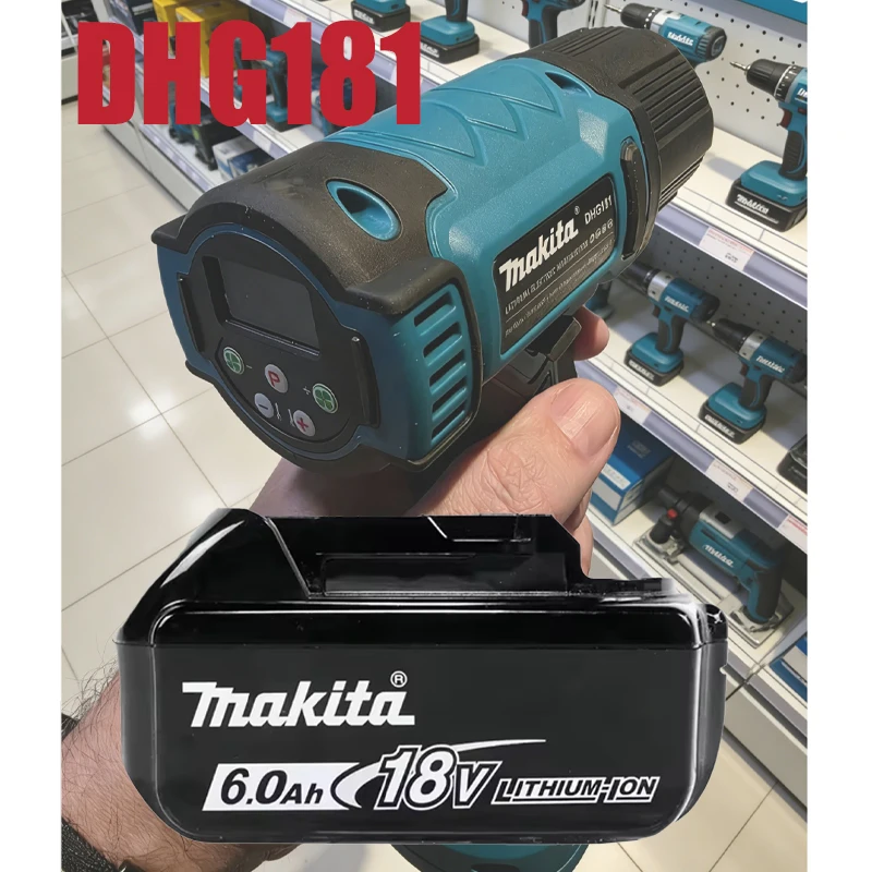 

6.0Ah 100% Genuine 18V Makita for Makita 18V Hot Air Baking Gun Tools Cordless Heat Gun Air Dryer For Soldering Max 550°C