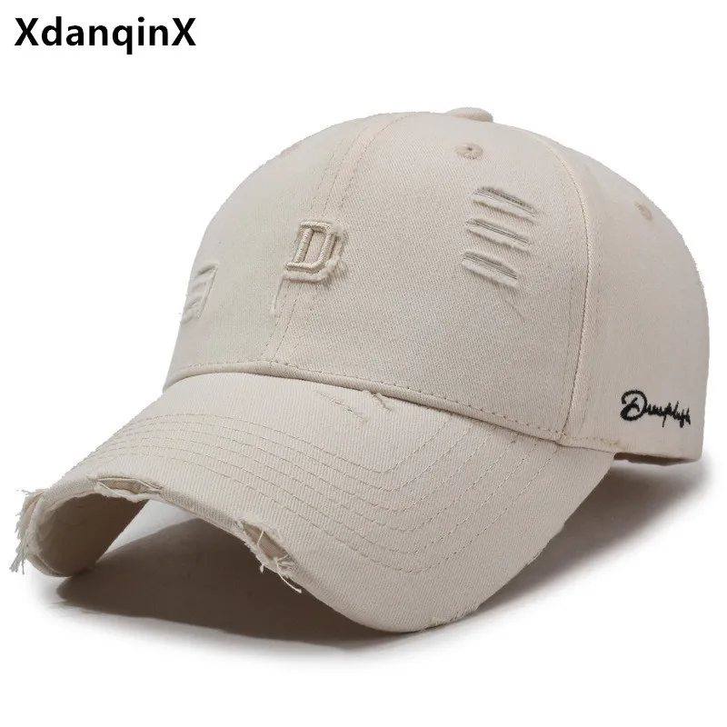 

2025 New Spring Summer Washed Cotton Embroidery Baseball Caps For Men And Women Personality Retro Vintage Golf Cap Party Hats