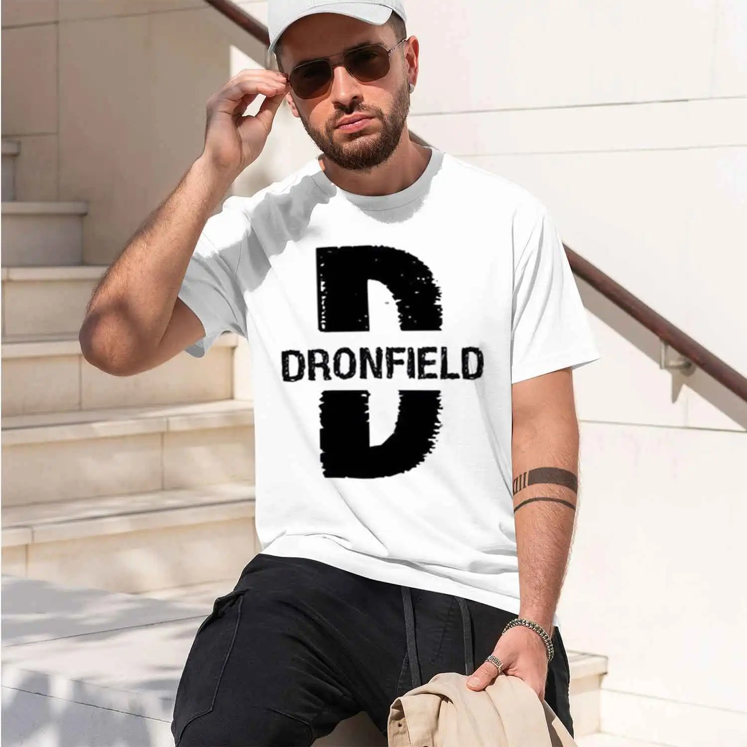 Men's Graph T-Shirt onfield Eco-Responsible Vintage Year Short Sve 2026 New Model Short-sleeve crewneck T-Shirt Classic Casual M