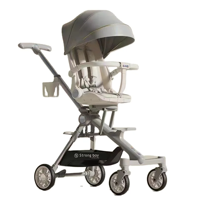 

Baby roller baby baby high landscape light bidirectional can sit can lie trolley can be on the plane