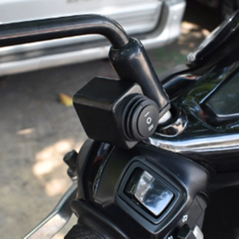 

On-Off-On Switch (3 Step) Waterproof Side Mirror Mount Heavy Duty Universal Spotlight Switch For All Models 12V LED Light Switch