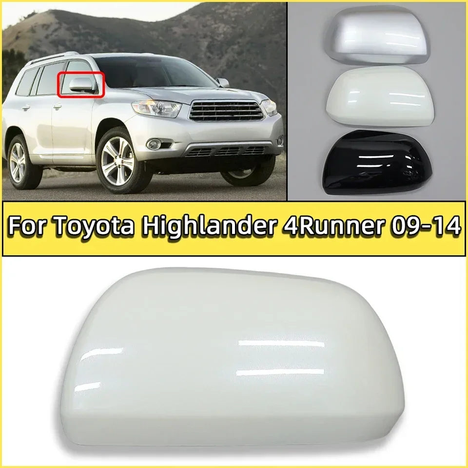 

Toyota Highlander 4RUNNER Kluger Rearview Mirror Cap Cover 2009 2010 2011 2012 2013 2014 Door Mirror Housing Shell Painted