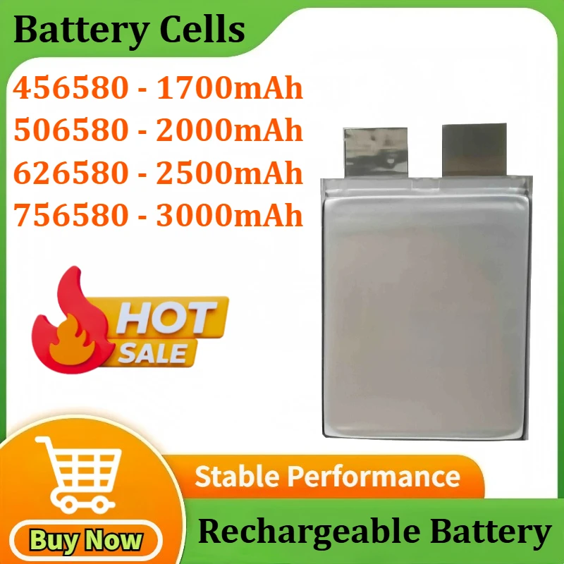 

456580 506580 626580 756580 1700/2000/2500/3000mAh for Car Jump Starter Automobile Lgniter Drone High-rate Lithium Battery Cells