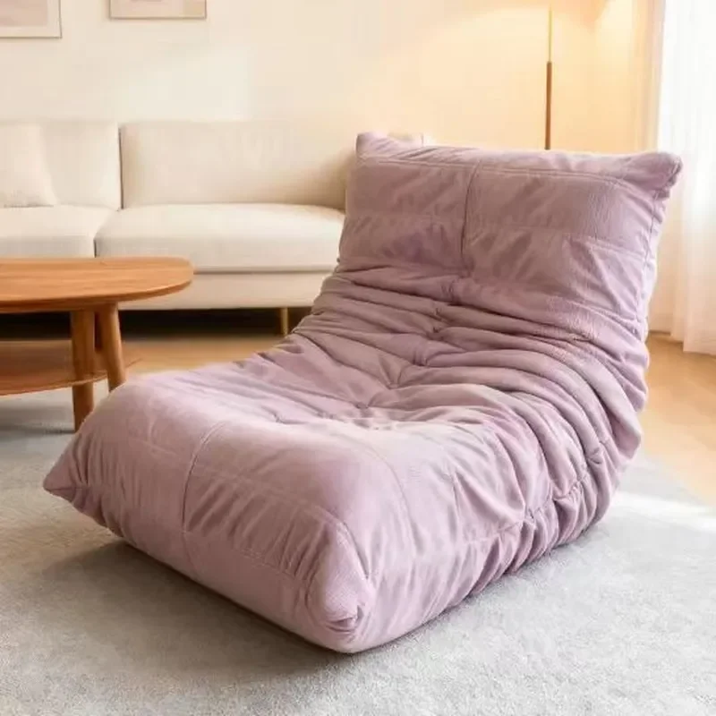 Modern Vacuum Compression Caterpillar Sofa Single Seater Soft Lazy Bag Creative Design for Living Room Bedroom Home Furniture