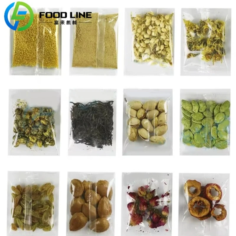 نظام التغليف التجاري المخصص آلة تعبئة الأكياس ذات السعة العالية مع تصميم متعدد المسارات ومحركات مؤازرة موفرة للطاقة