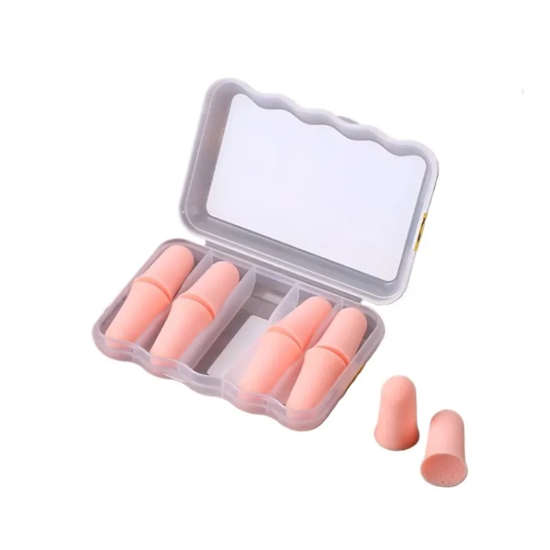 5pairs  Soft Earplugs Sponge Soundproof Earplugs Anti-noise Sleep Ear Plugs for Snoring