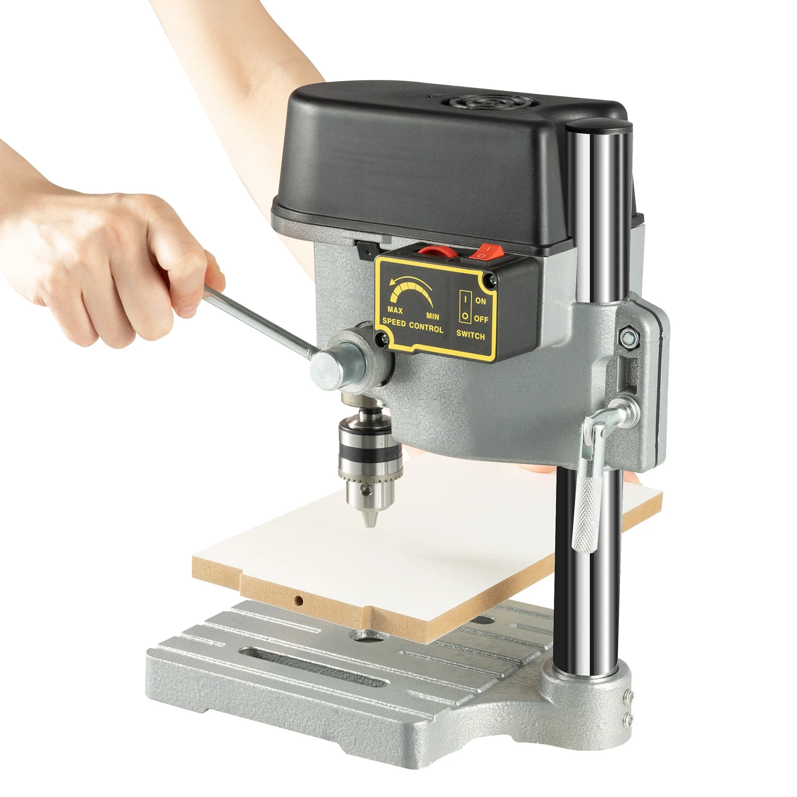 

340w Mini benchtop Drilling Machine Drilling Chuck 1-10mm Bench Machine Table