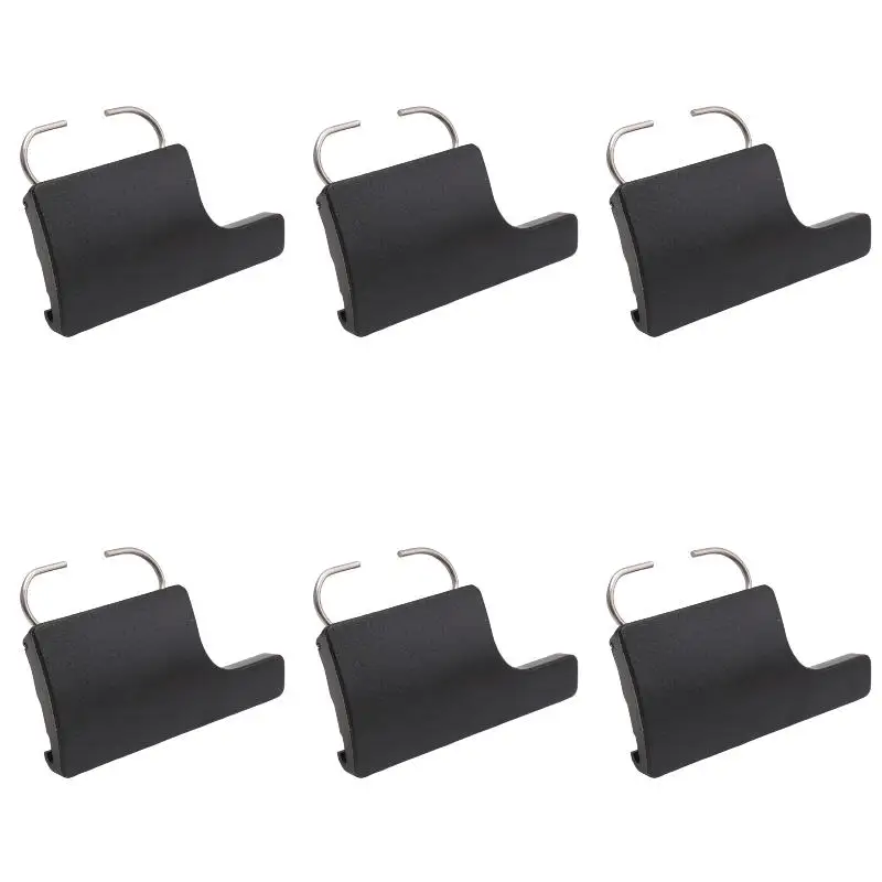 6Pack X(Waterproof Housing Case Lock Buckle, Pro Spare For 3+ Camera Black