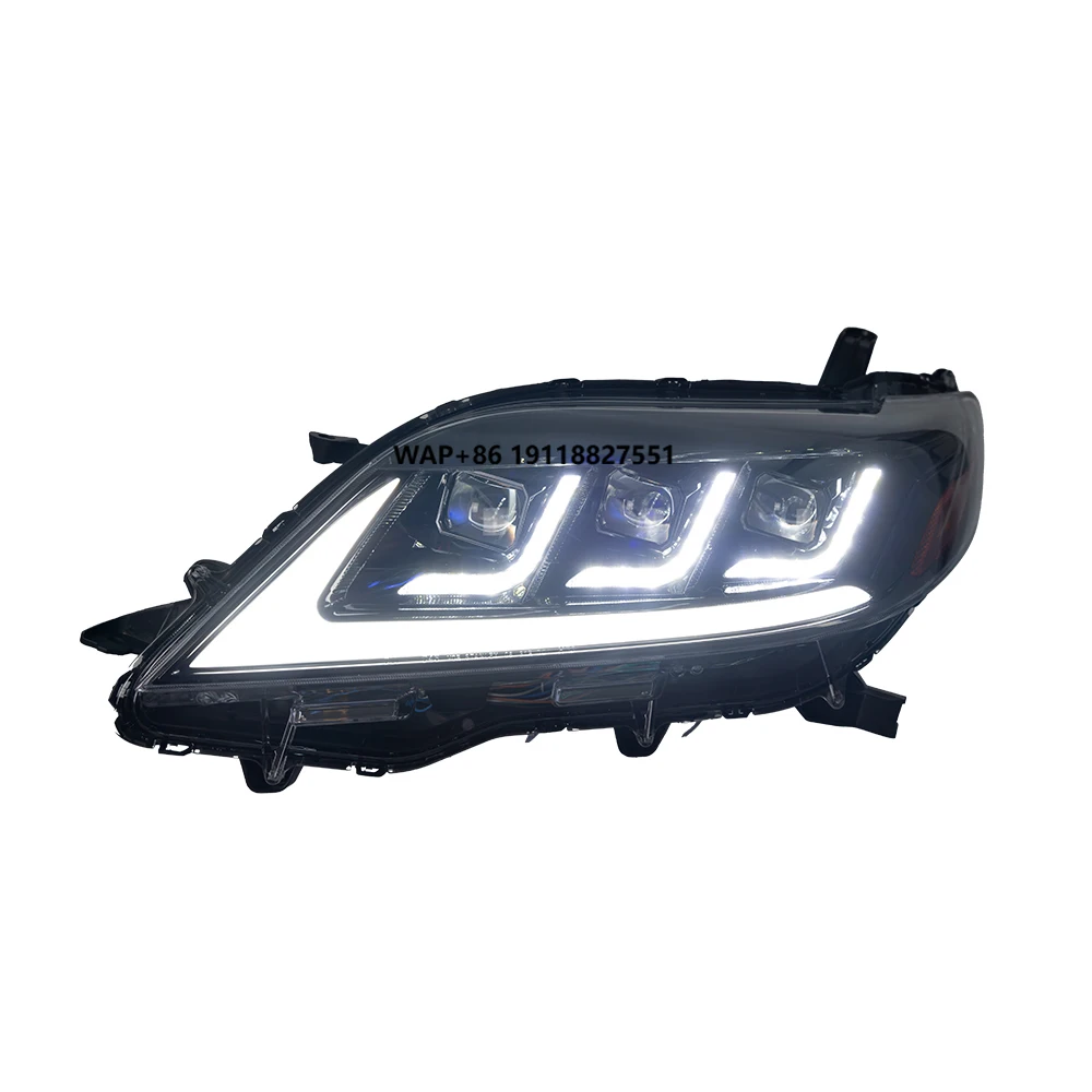 

Car Head Lights Assembly for Sienna 2011-2020 LED Headlights Upgrade Projector Three Lens Auto Lighting Accessories