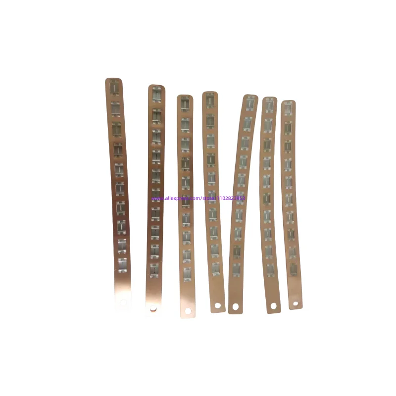 30PCS Custom Battery Connection Nickel Strip Copper Nickel Composite Busbar 21700 10P 0.3mm Power Battery Copper Strip 26650