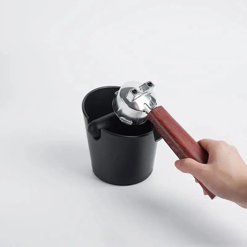 Coffee Knock Box, Stainless Steel Large Capacity Coffee Grounds Container