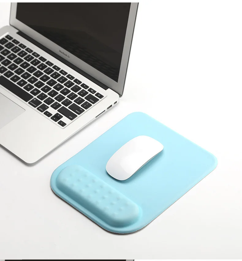 Weiche Silikon-Handgelenkauflage Mauspad Ergonomische Schreibtischunterlage für Büro und Gaming 40+ Farboptionen – Detail 7
