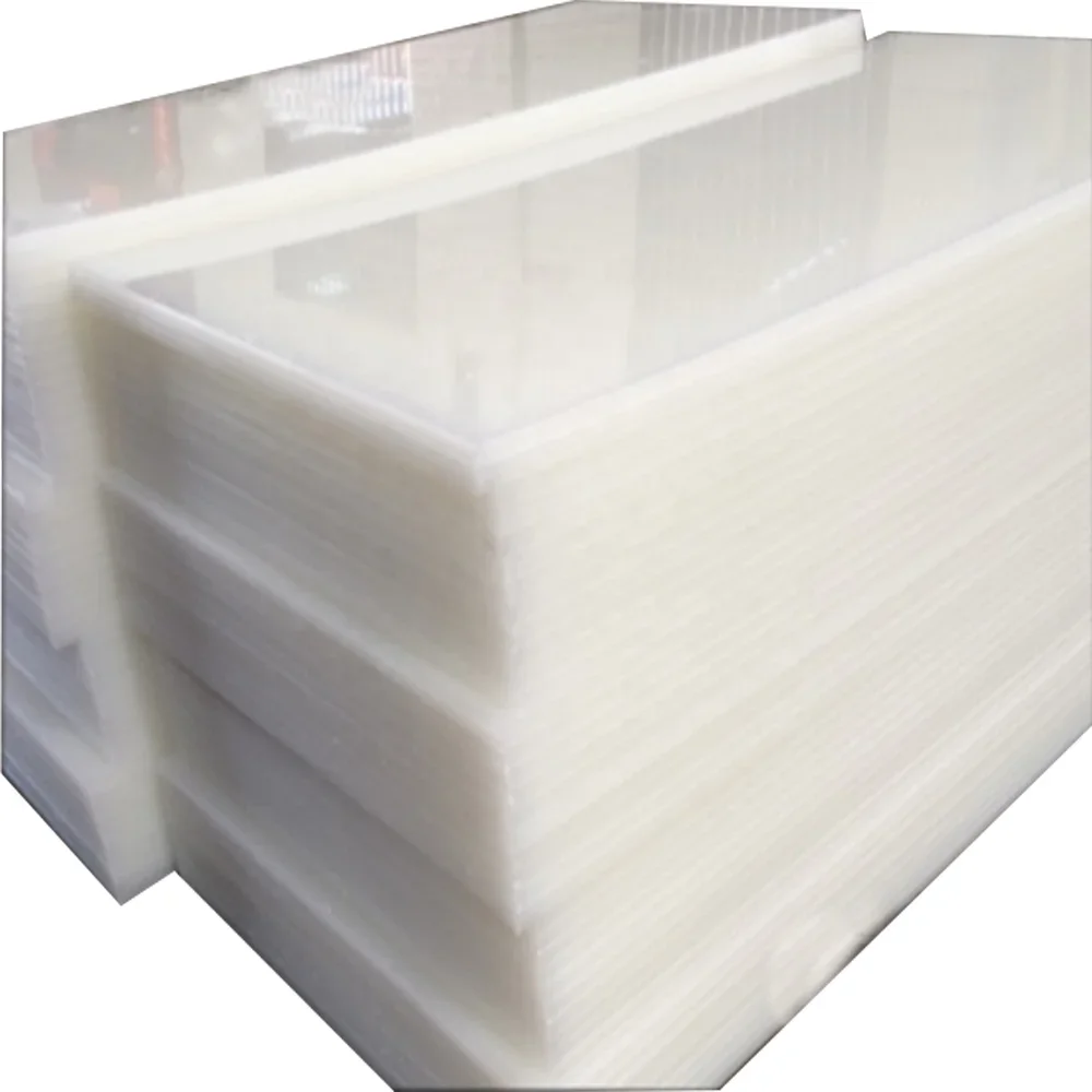 Industrial DINGTONG White PP Cutting Board for Leather Die Cutting Machine 50kg Plastic Cutting Pad