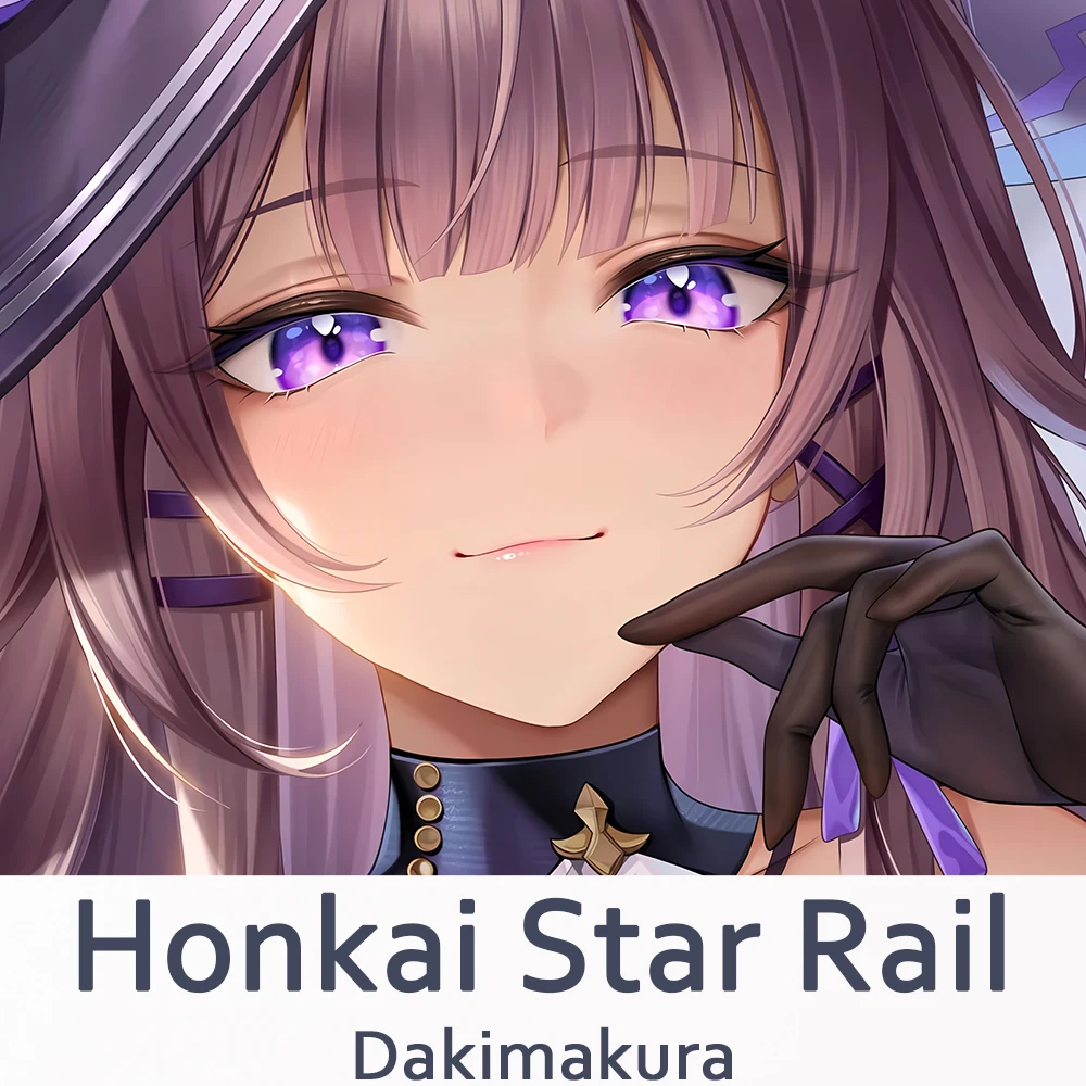 Honkai Star Rail Herta Dakimakura 2WAY Hugging Body Pillow Case Anime Pillow Cushion Cover