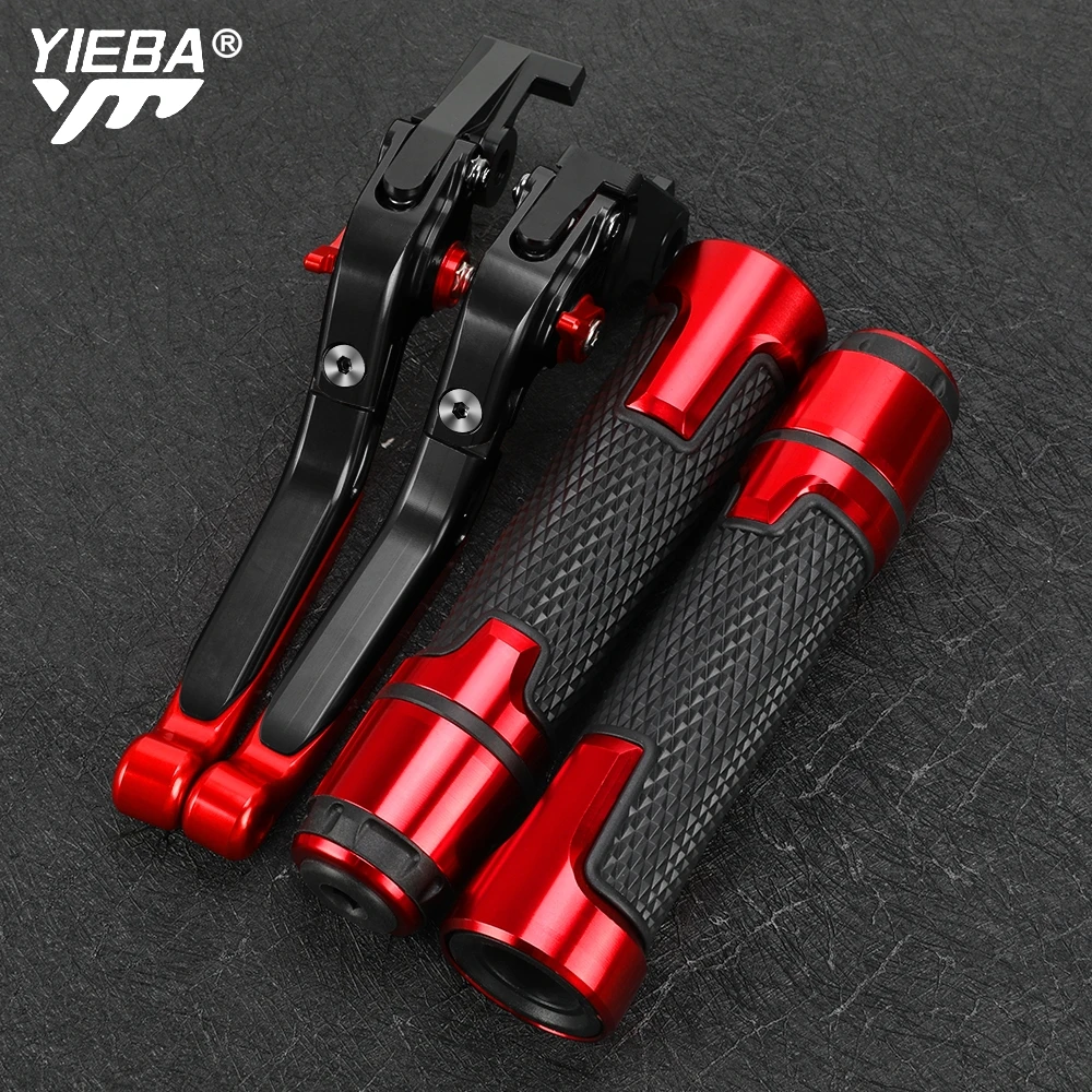 

TMAX560 Motorcycle CNC Adjustable Brake Clutch Levers Handbar End Grips FOR Yamaha TMAX T MAX T-MAX 560 2019 2020 2021 2022 2023