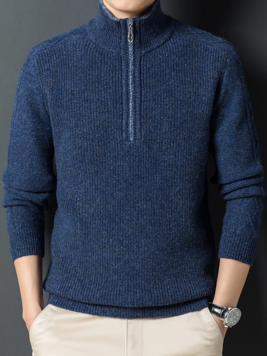 

Pullover Mens Jumpers Knit Cashmere Sweater Men Winter Stylish Men fashion Clothing Solid Color Slim Fit turtleneck Shirt