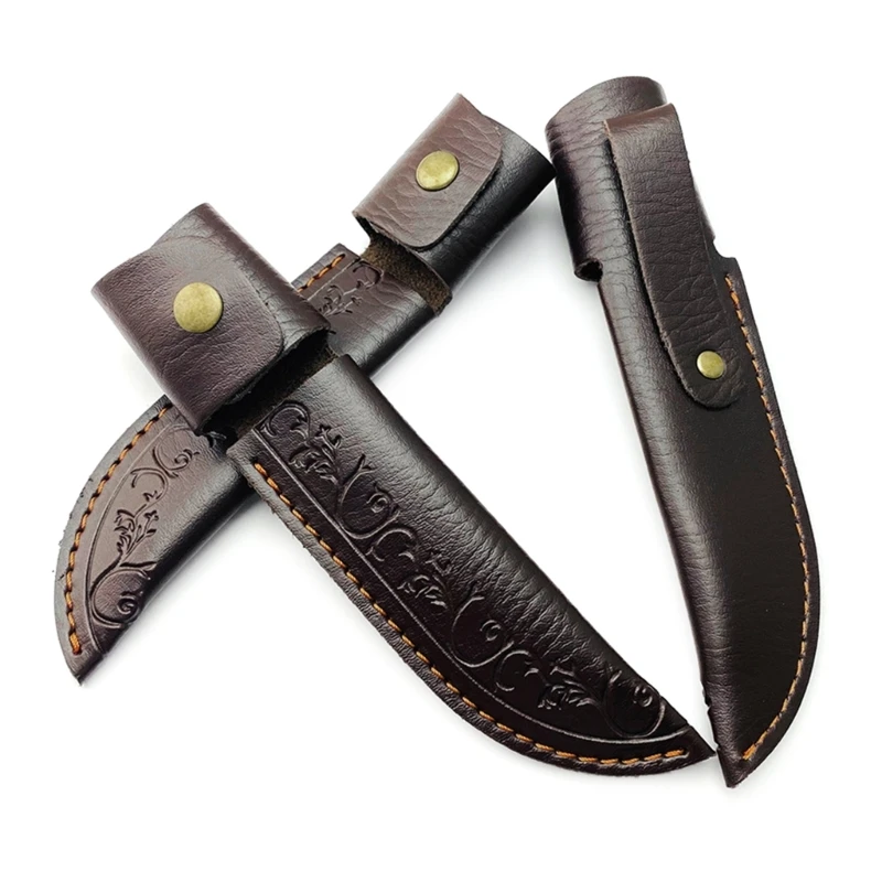 Leathers Sheath Belt Pocket Knife Holder for Outdoor Camping, BBQ, Hunting Drop shipping