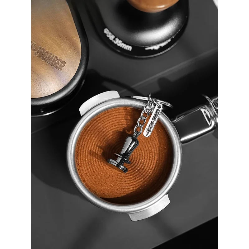 Per MHW-3BOMBER Mini Latte Art Cilindro Portachiavi Ciondolo commemorativo