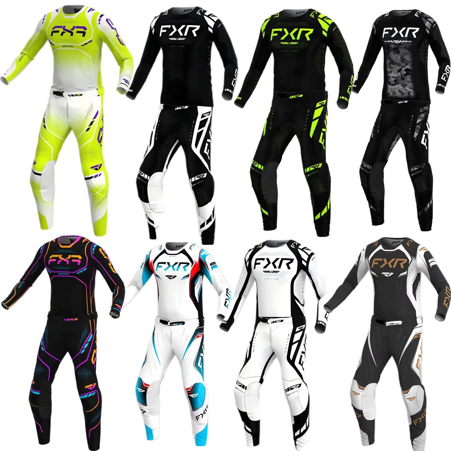 2026 Helium MX Jersey Set fh CNVS Moto Gear Set Off Road Kit Motorcycle Jersey Set Motocross Combo Dirt Bike Suit
