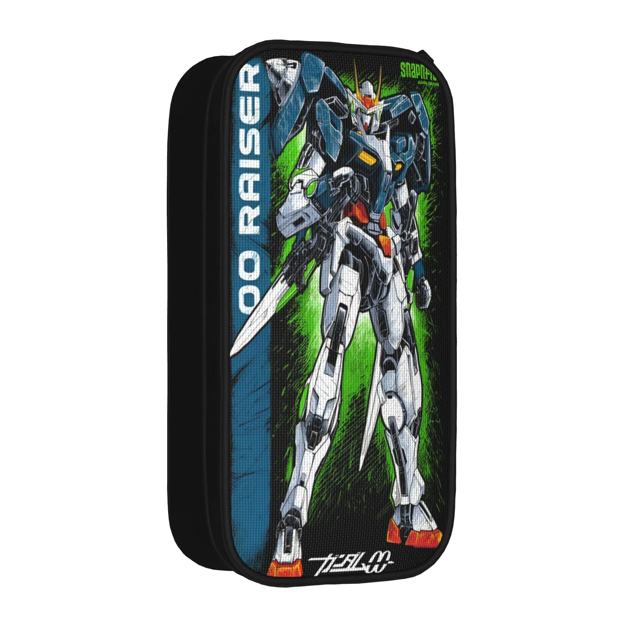 Large-capacity Pencil Pouch MOBILE SUIT GUNDAMs manga anime School Supplies Double Layer Pencil Bag Women Make Up Bag Gift
