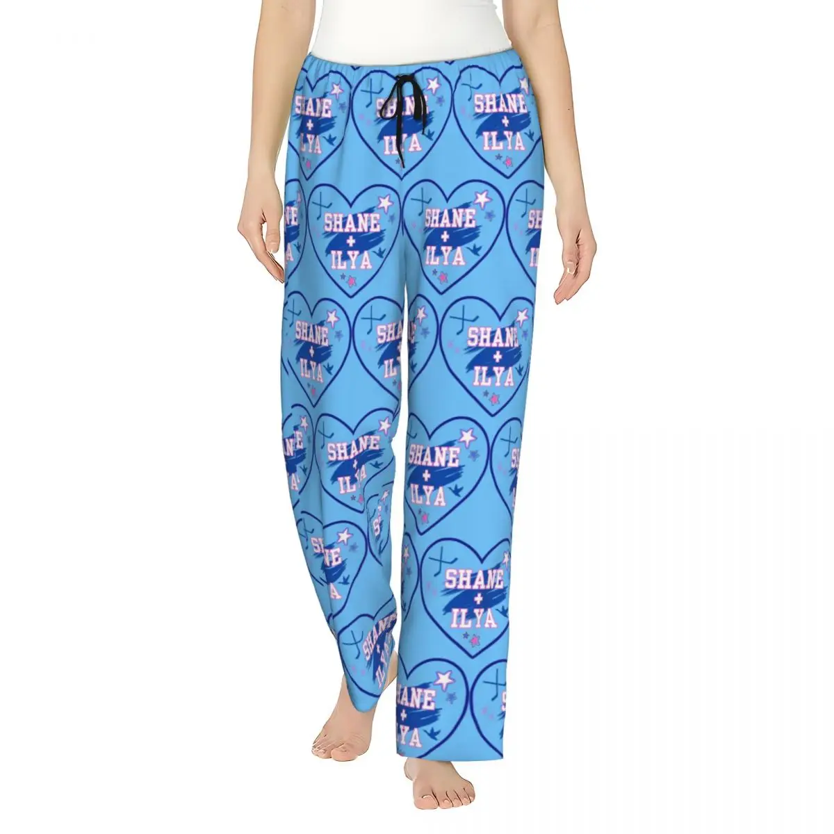 Shane & Ilya Hockey Players Heated Rivalry Girl's Loungewear pants Loose-Fit Pyjama Pants Dorm Pajama Bottoms