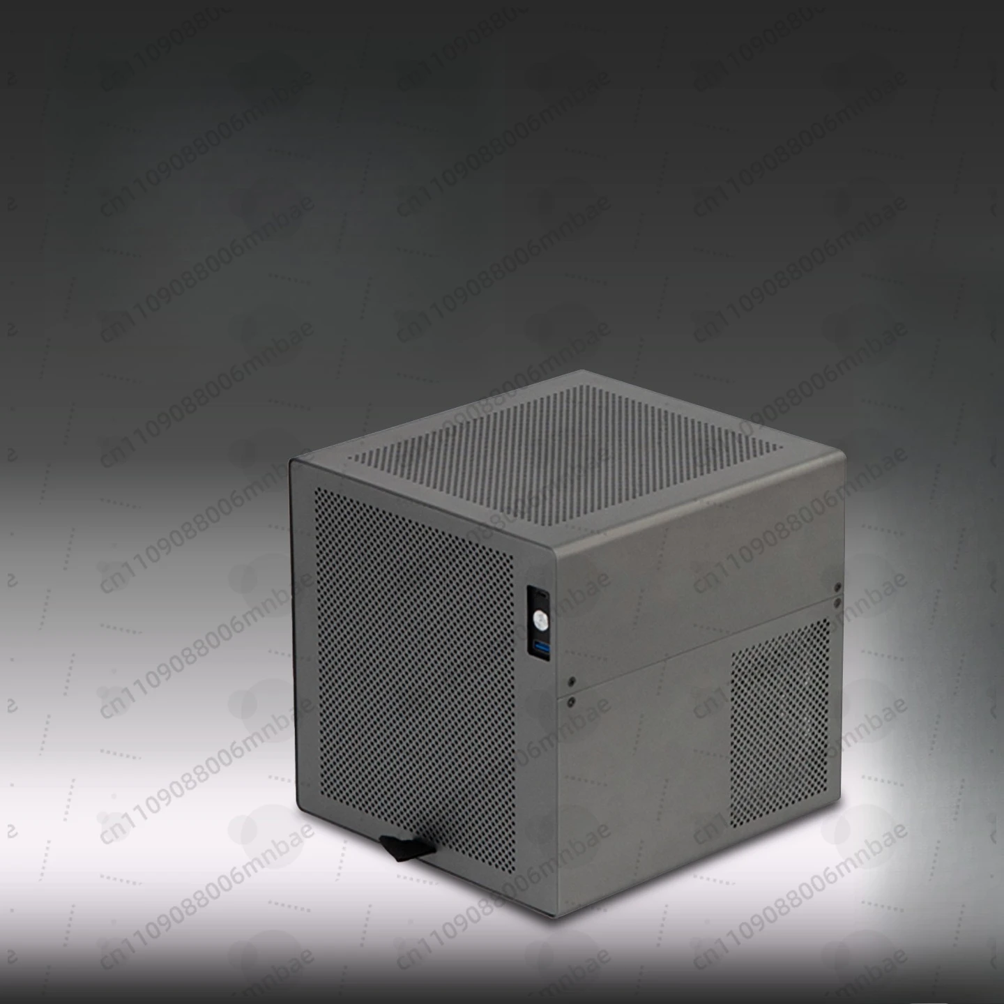 4-Disk NAS Chassis Anode Aluminum SFX Power Supply ITX Semi-High PCIE Synology Storage Server