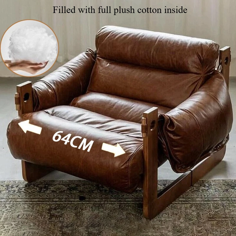 Living Room Sofas Single Lazy Aesthetic Luxury Livingroom Sofas Modern Wooden Comfortable Sofa Cheap Bedroom Home Furniture