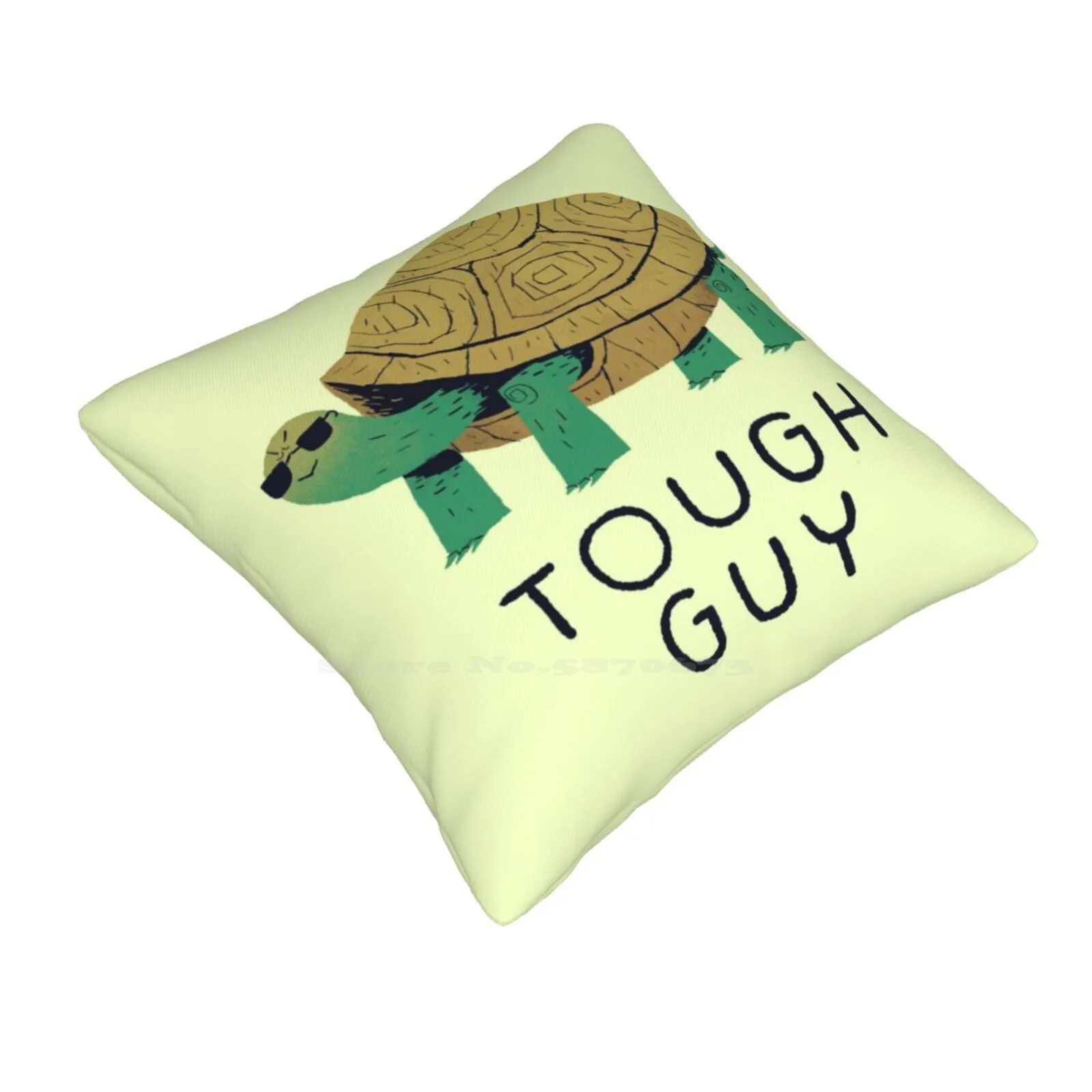 Tough Guy Home Sofa Car Waist Throw Pillowcase Tortoise Turtle Shell Tough Funny Sunglasses