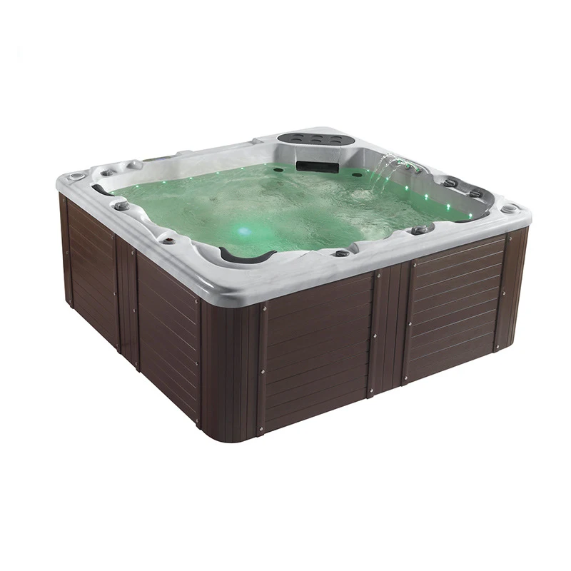 Acrylic aboveground swimming pool 2250mm swim spa swimming pool led light outdoor pool