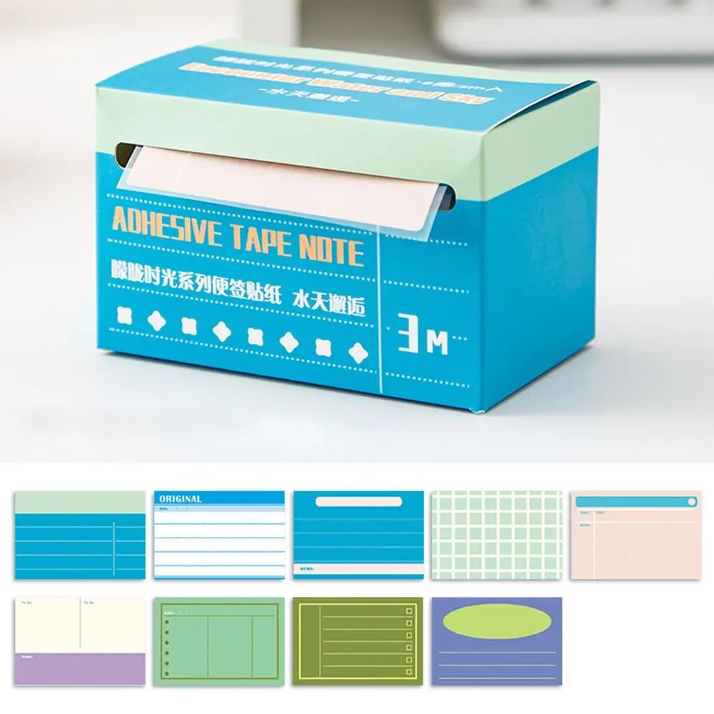 Sticky Reminder Pull-out Roll Label Sticker Reading Notes Journal Agenda Adhesive Tape Notes To Do List Keypoints Marker