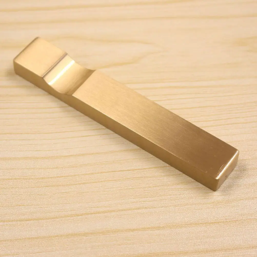1Pcs High-Quality Brass Brush Pen Holder Sturdy Smooth-Base Calligraphy Brush Rest for Line Drawing Pen Stand Use