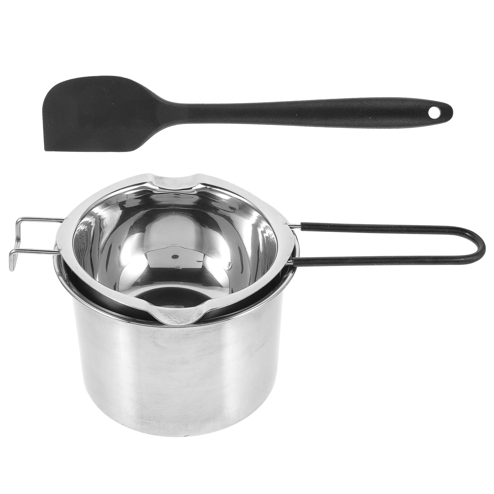 

1Set Stainless Steel Double Boiler Chocolate Butter Melting Pot Lightweight Portable Kitchen Heating Oil Pot for Cheese Candy