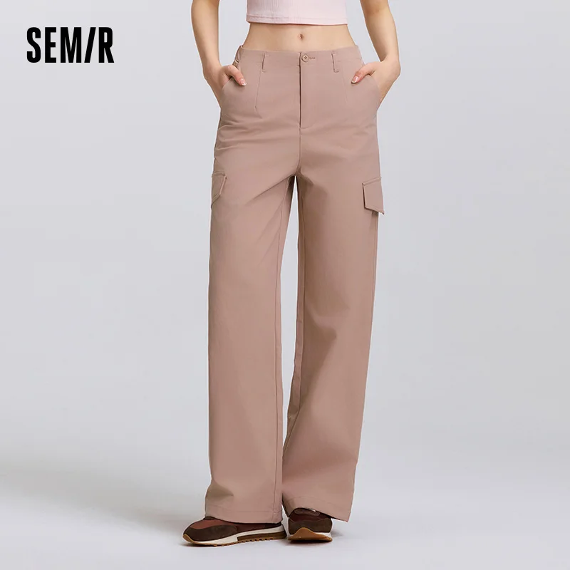 

Semir Casual Pants Women Ins Trendy Long Pants High Street 2025 New Spring Wide Leg Relaxed Fit for Chic and Comfortable Outfits